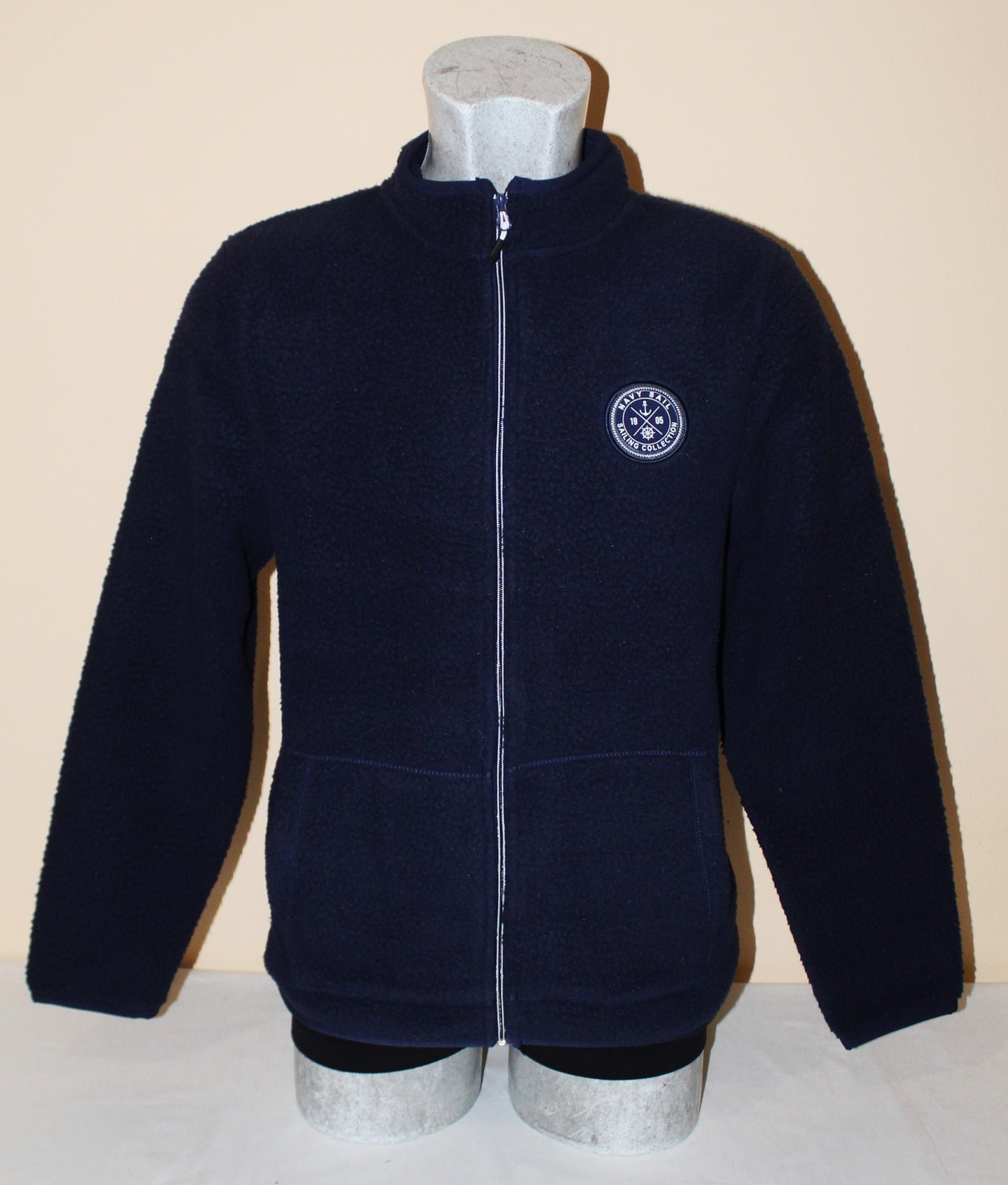 Giacca in pile Navy Sail